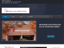 Tablet Screenshot of georgiaairassociates.com